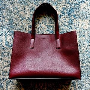 Rachel Zoe Burgundy Tote Bag